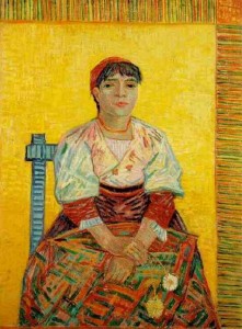 Agostina, Van Gogh,  L'Italienne. Mus. d'Orsay, Parigi