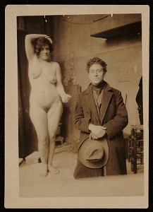 Carmela Caira  con Giacometti 1922 alla Ac. de la Grande Chaumière, Smithsonian Institute, USA